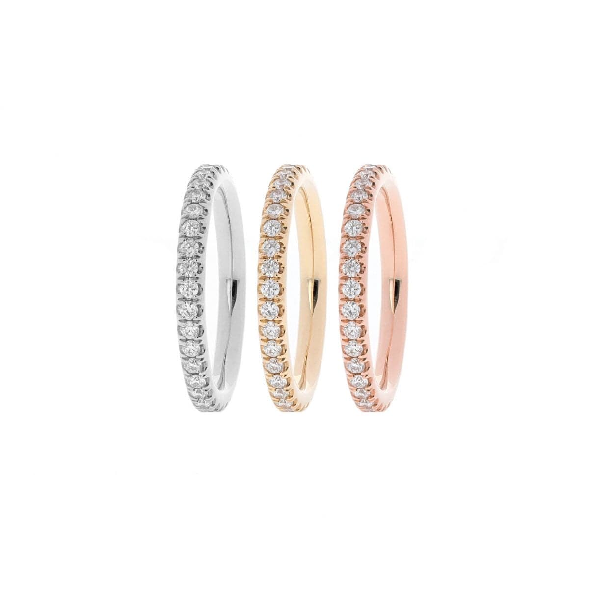 Ultimate Style C 14 Karat Gold & Diamond Stacking Ring