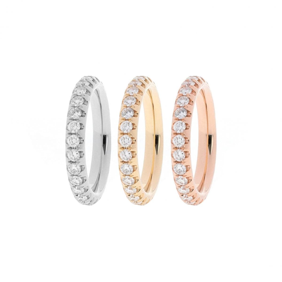 Ultimate Style B 14 Karat Gold & Diamond Stacking Ring
