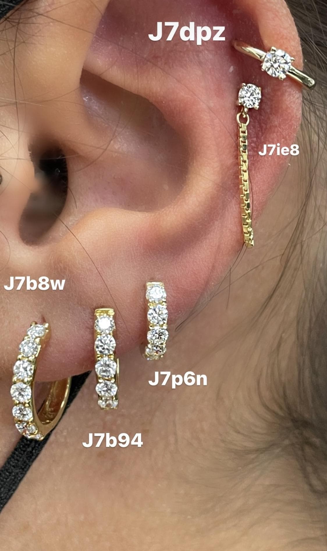 14 Karat Gold & Diamond 11mm Single Stone Huggie Earrings thumbnail 4