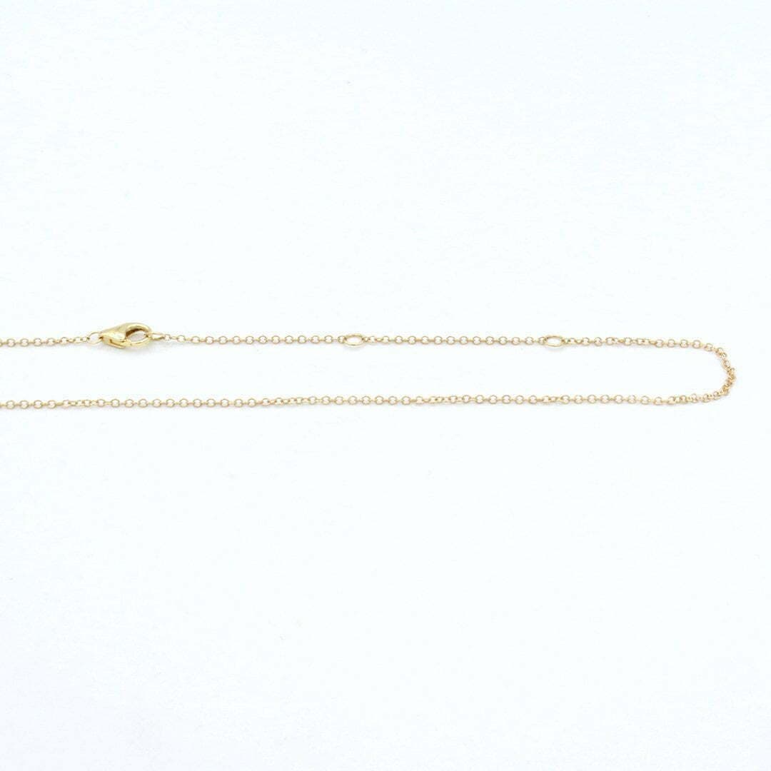 14KT 18″, Gold & Diamond Spike Necklace thumbnail 3