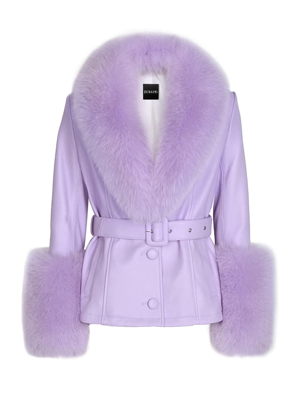 Fur Foxy Leather Short Coat thumbnail 2