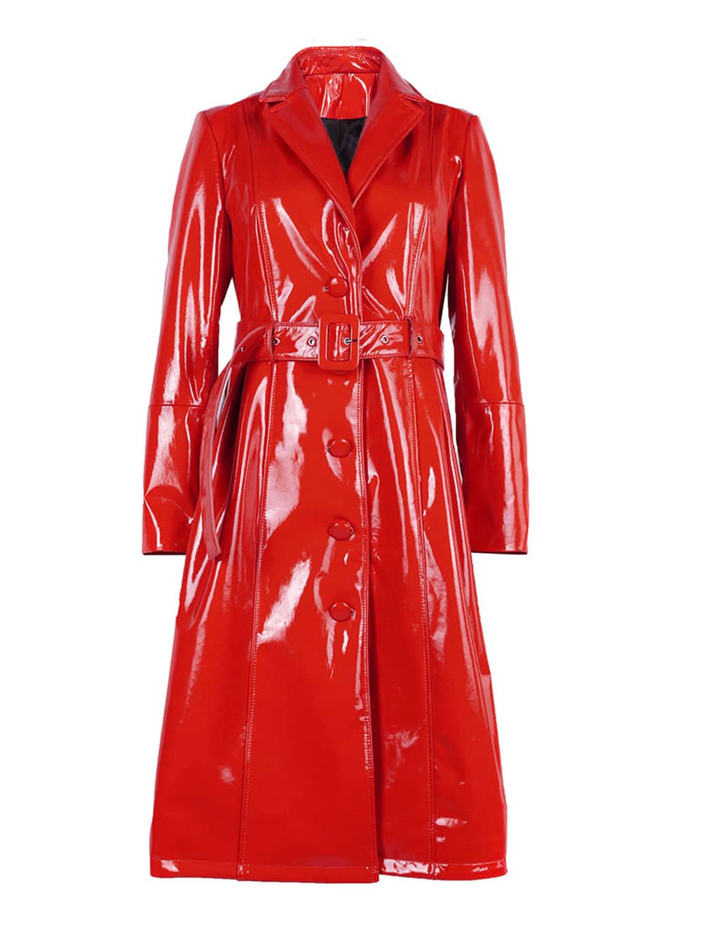 Genuine Patent Leather Trench Coat thumbnail 4