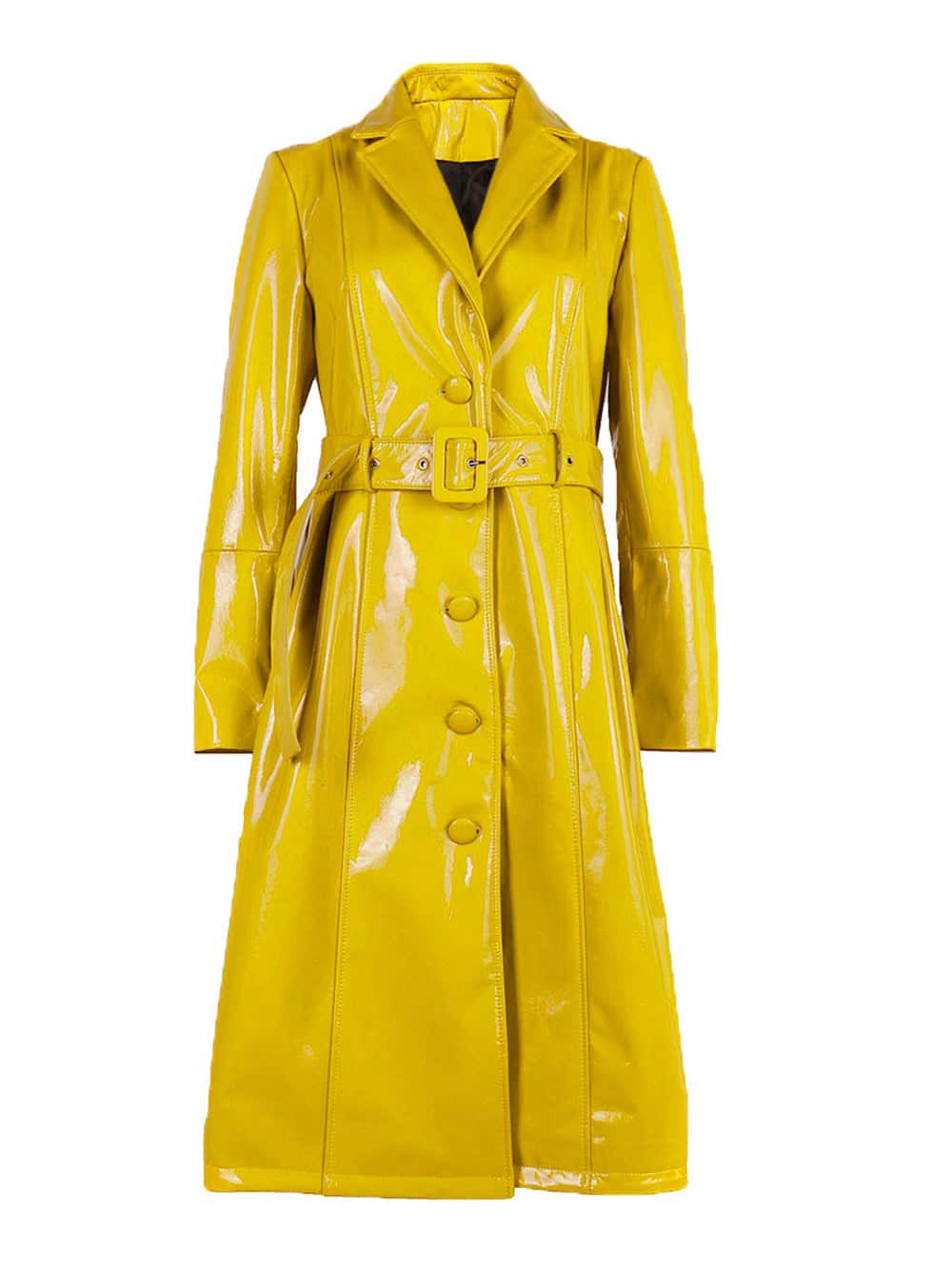 Genuine Patent Leather Trench Coat thumbnail 3