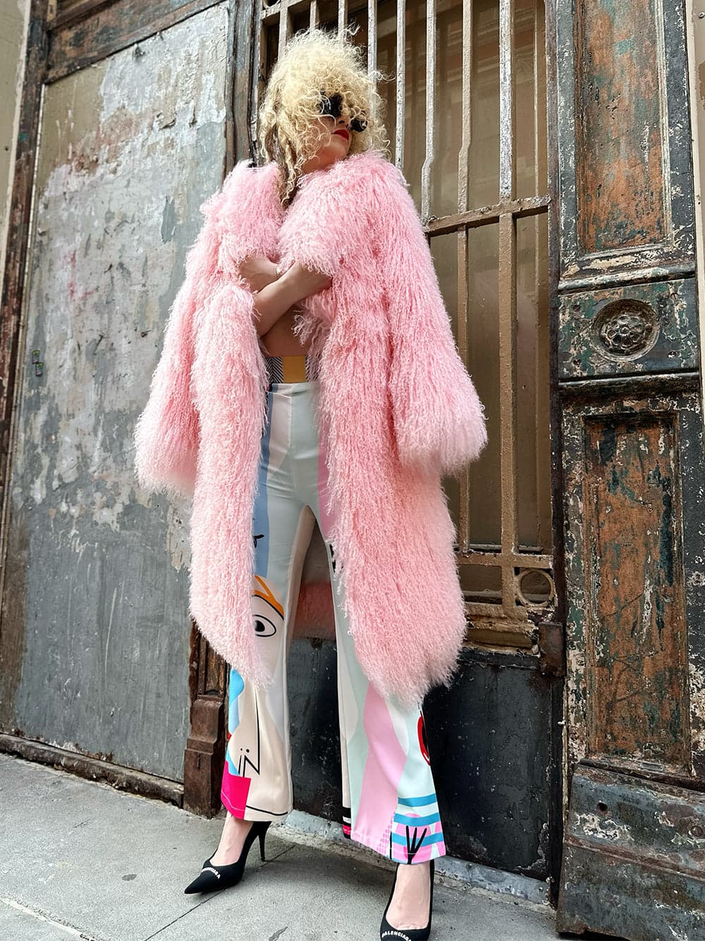 BARB Fur Oversize Coat thumbnail 3