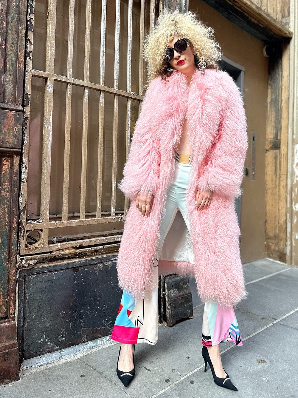 BARB Fur Oversize Coat thumbnail 2