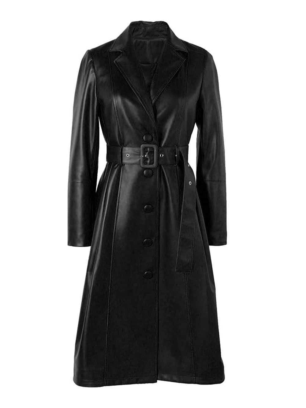 Genuine Leather Trench Coat thumbnail 4