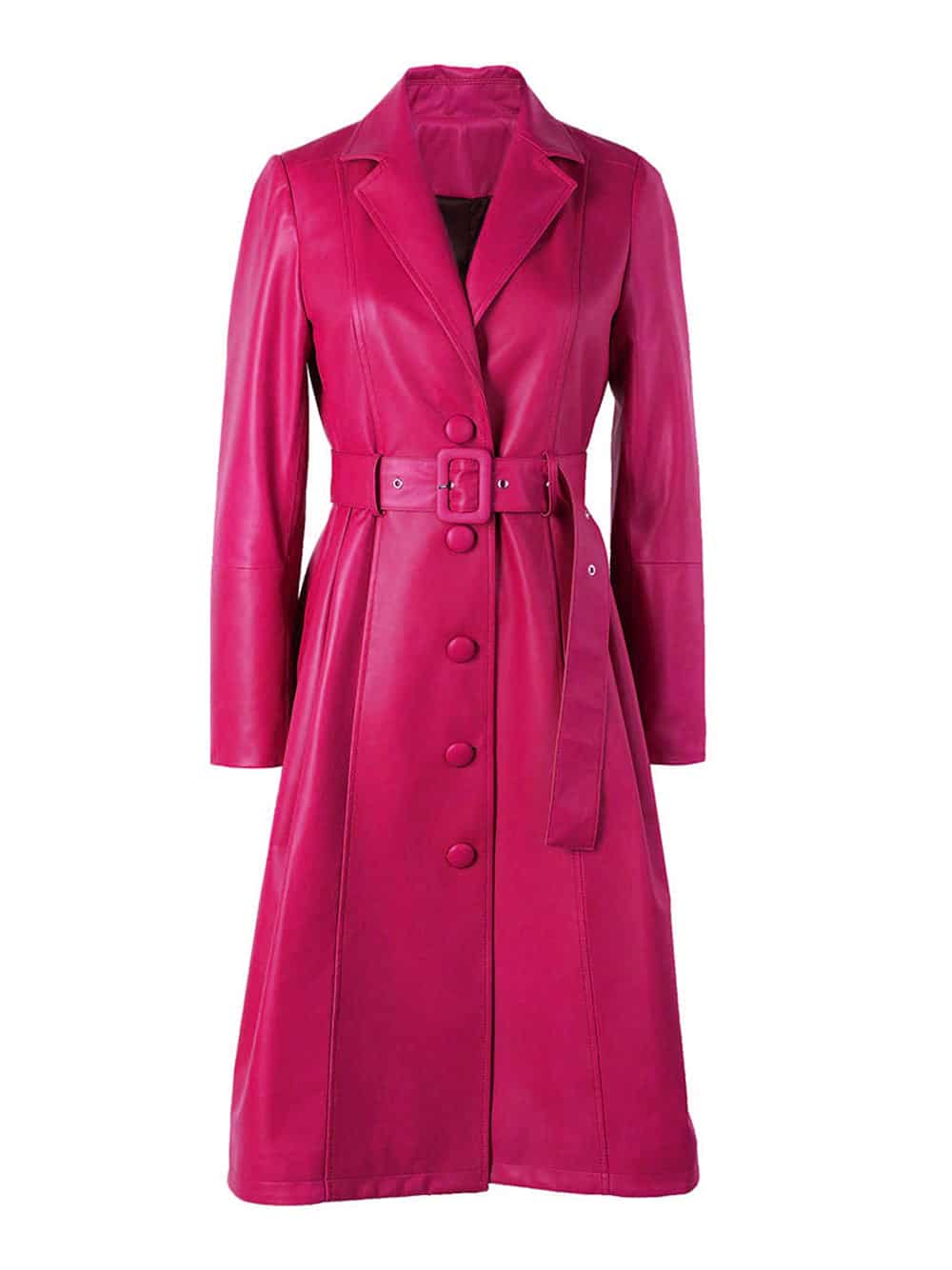 Genuine Leather Trench Coat thumbnail 3