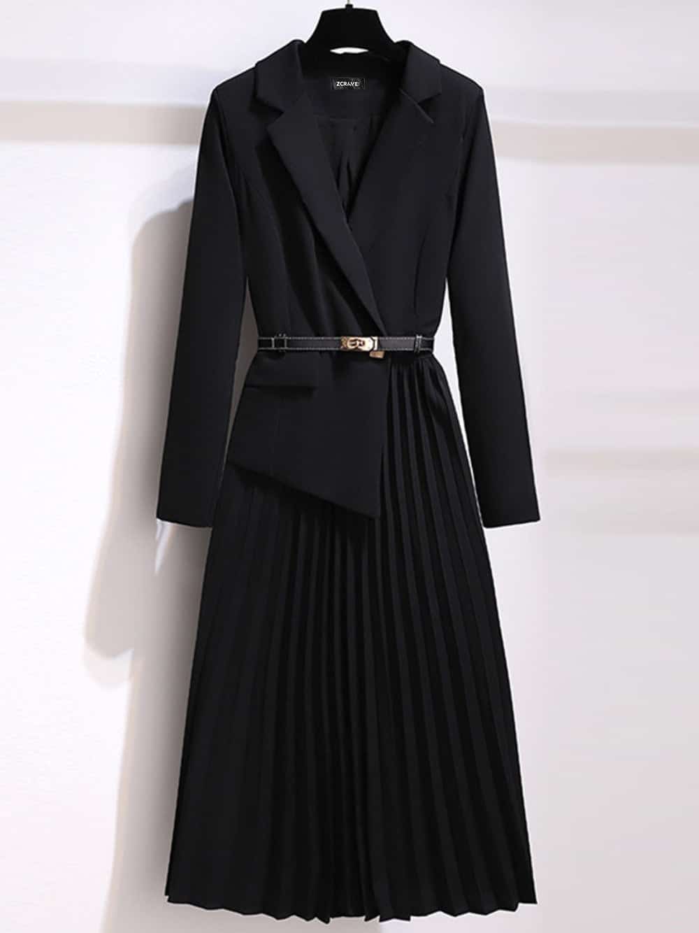 PETCHA Pleated Midi Dress thumbnail 4