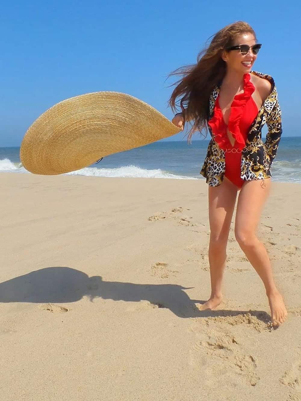 THERESA Oversized Straw-Hat thumbnail 4