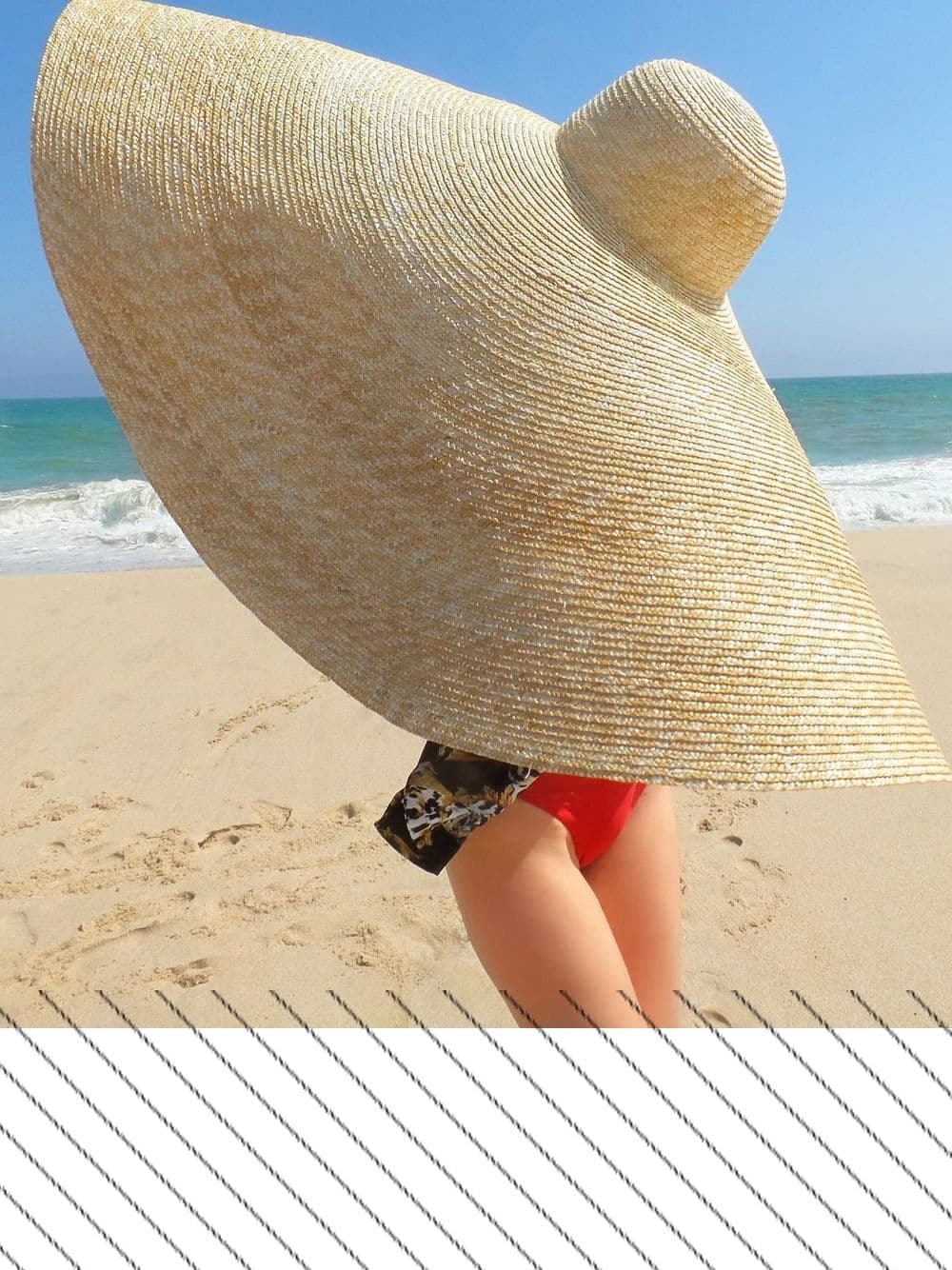 THERESA Oversized Straw-Hat thumbnail 2