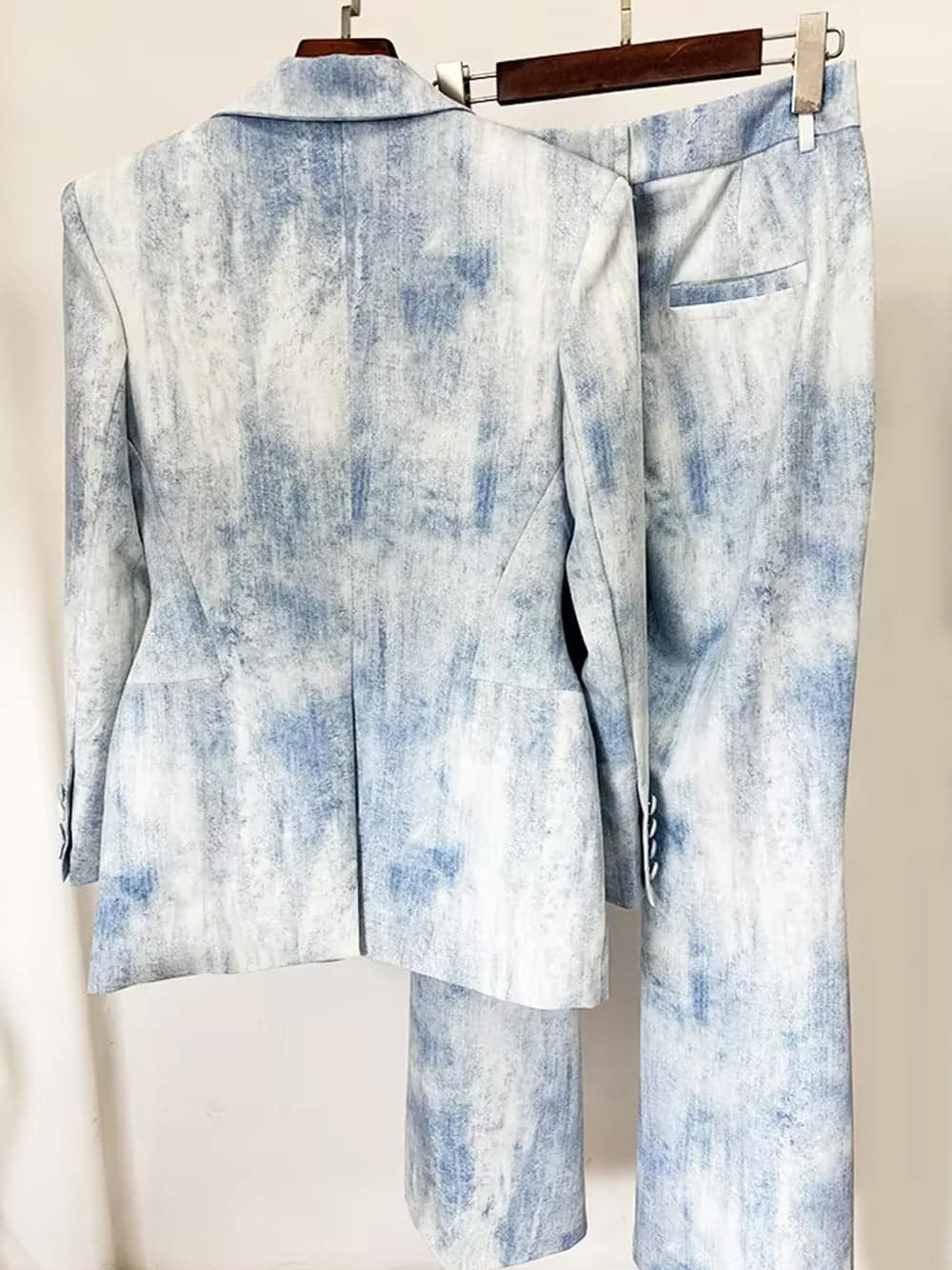 PRIMETTE Blazer & Pants Set in Blue thumbnail 2
