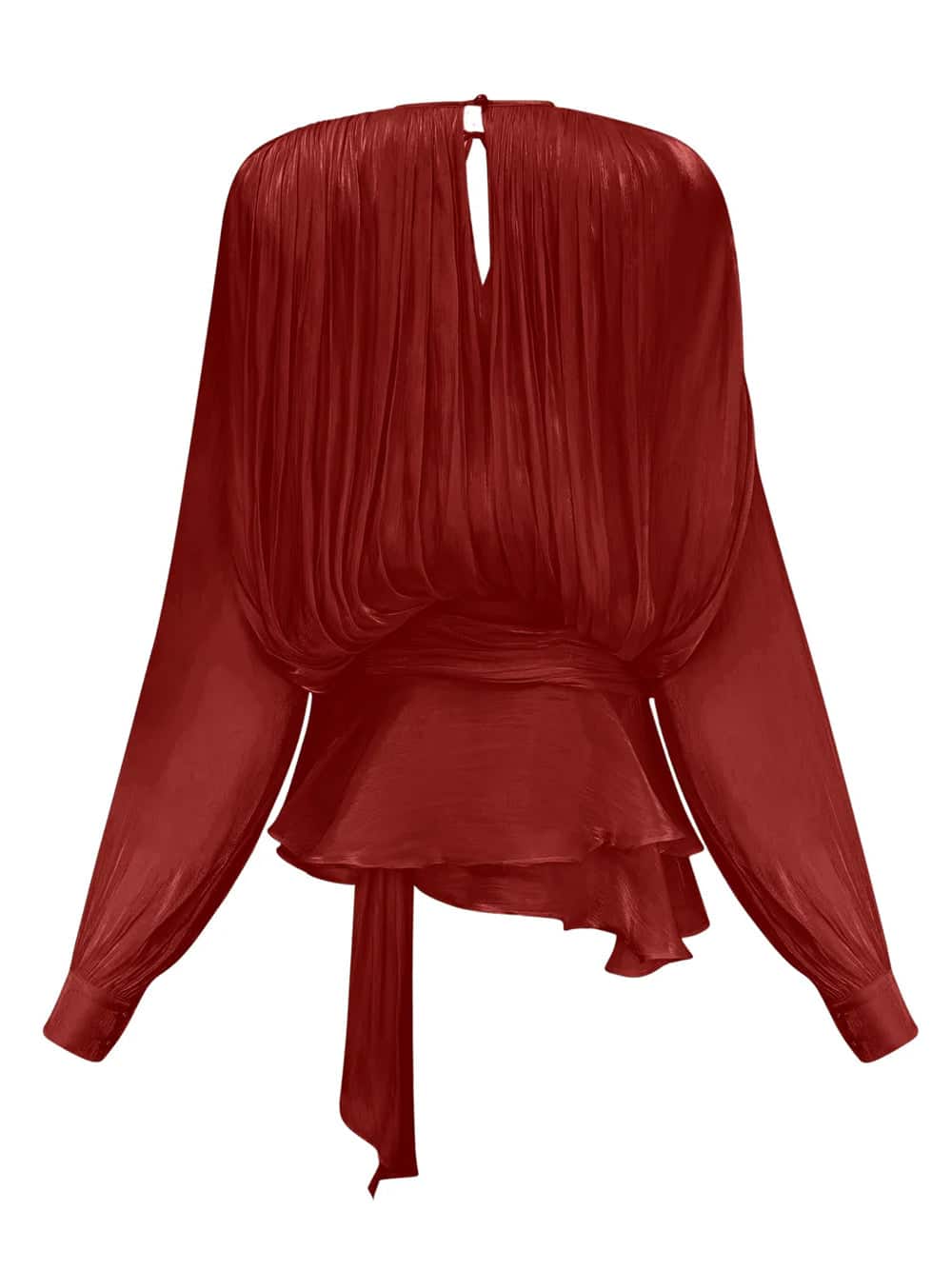 SSEE Ruffle Mini Dress in Red thumbnail 2
