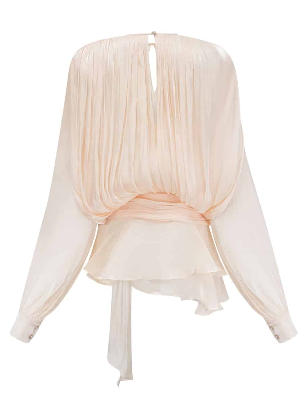 SSEE Ruffle Mini Dress in Apricot thumbnail 2