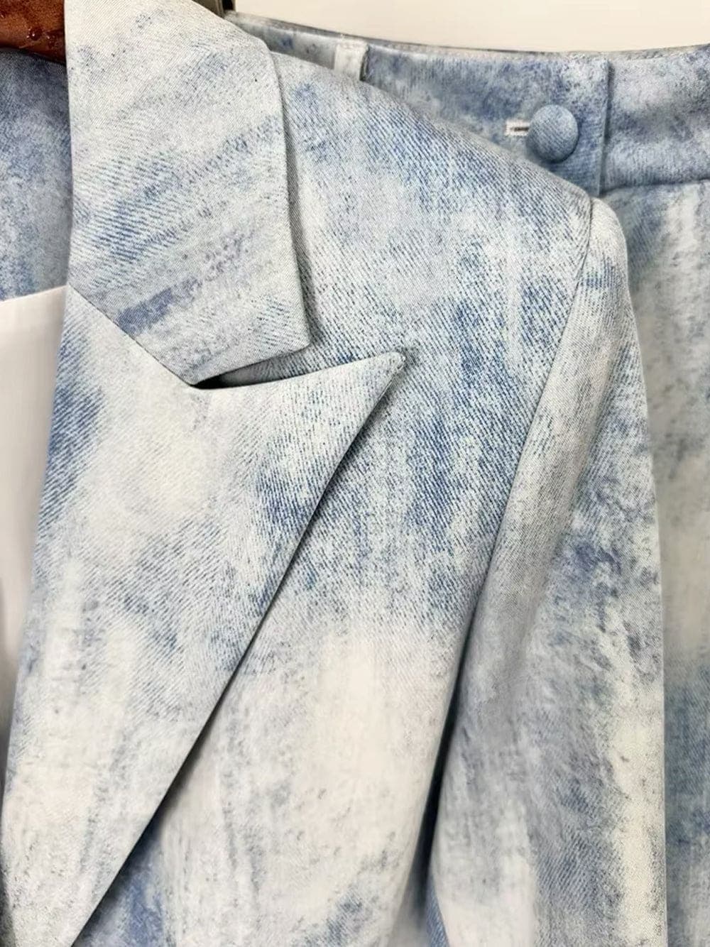 PRIMETTE Blazer & Pants Set in Blue thumbnail 3
