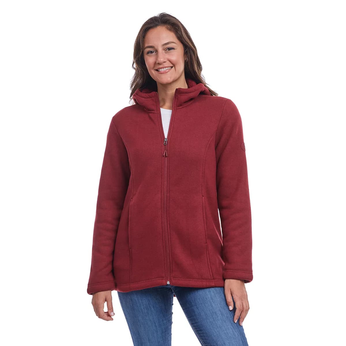 Women’s Portland Hooded Sueded-Fleece Jacket