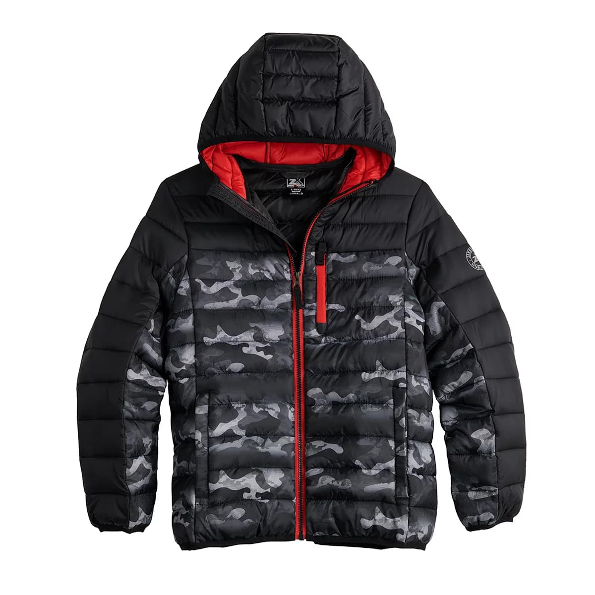 Boys 8-20 Ultra Camo Quilted Puffer Jacket