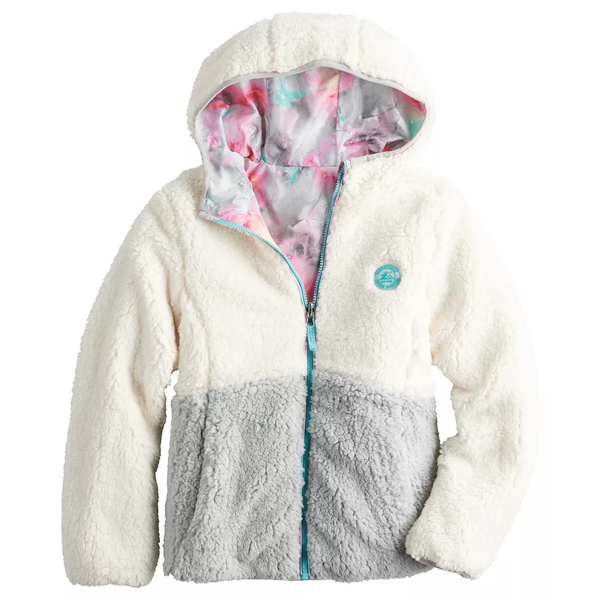 Girls 4-18 Powder Reversible Sherpa Jacket