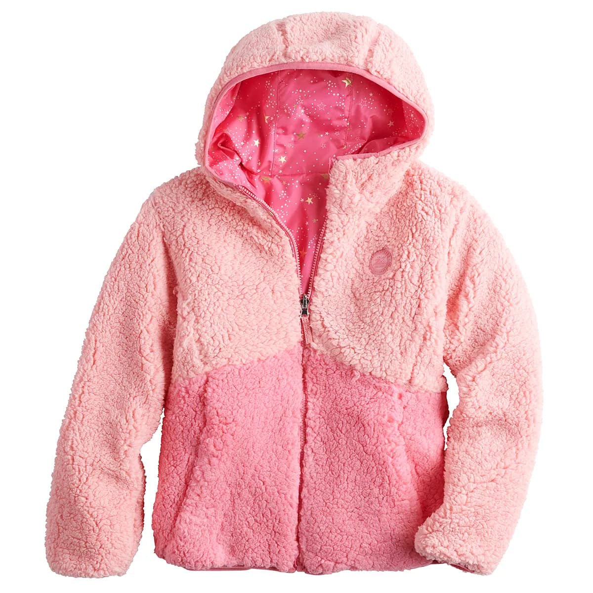 Girls 4-18 Luna Reversible Sherpa Jacket