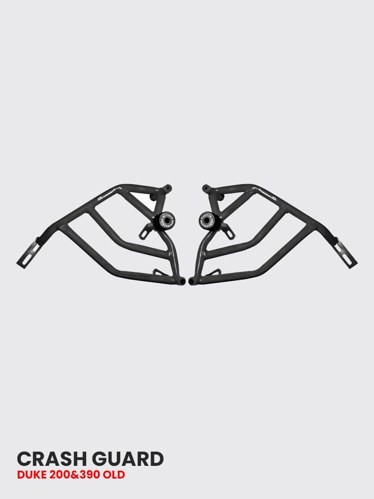 Duke 125 200 Crash Guard Black Metal Slider