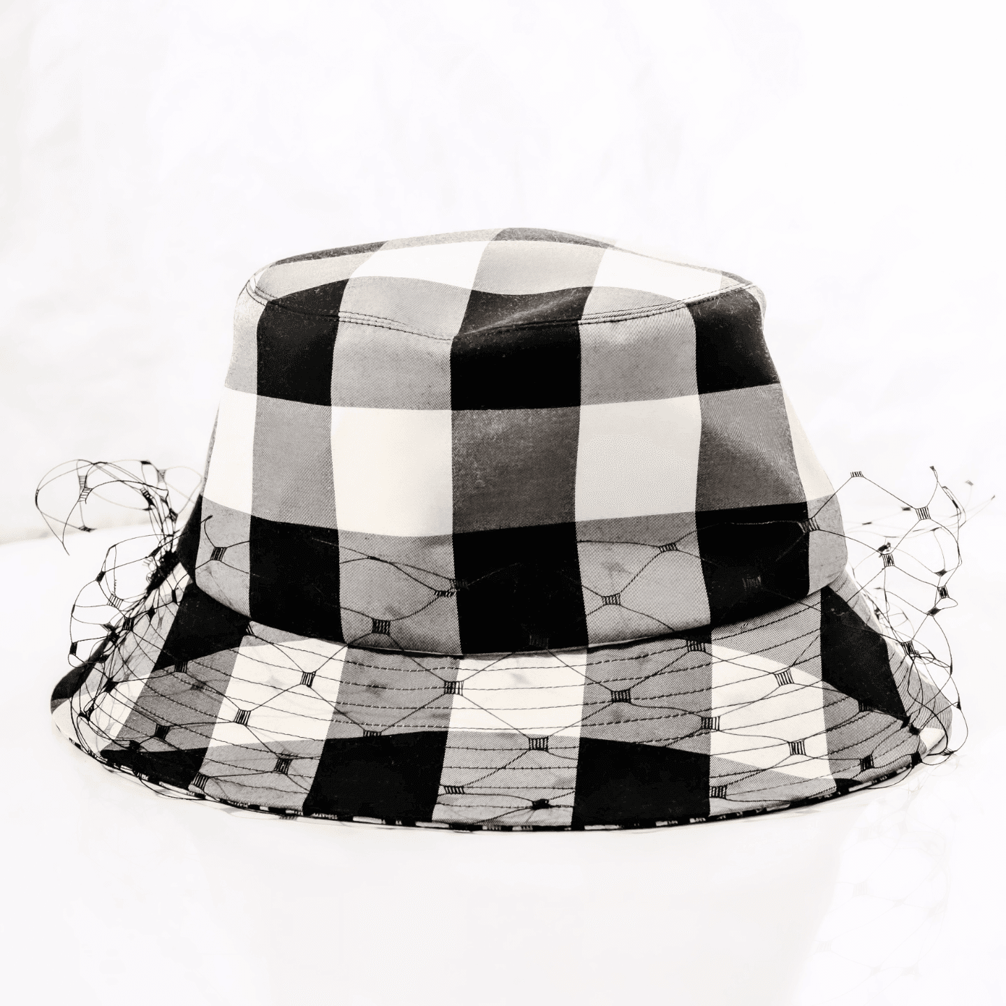 Cappello da pescatore Dior Teddy-D nero e bianco