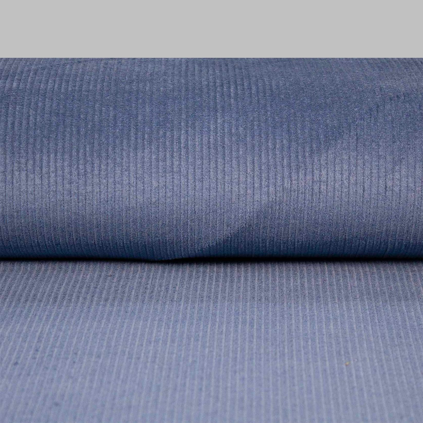 Velours côtelé extensibles 8W – Bleu