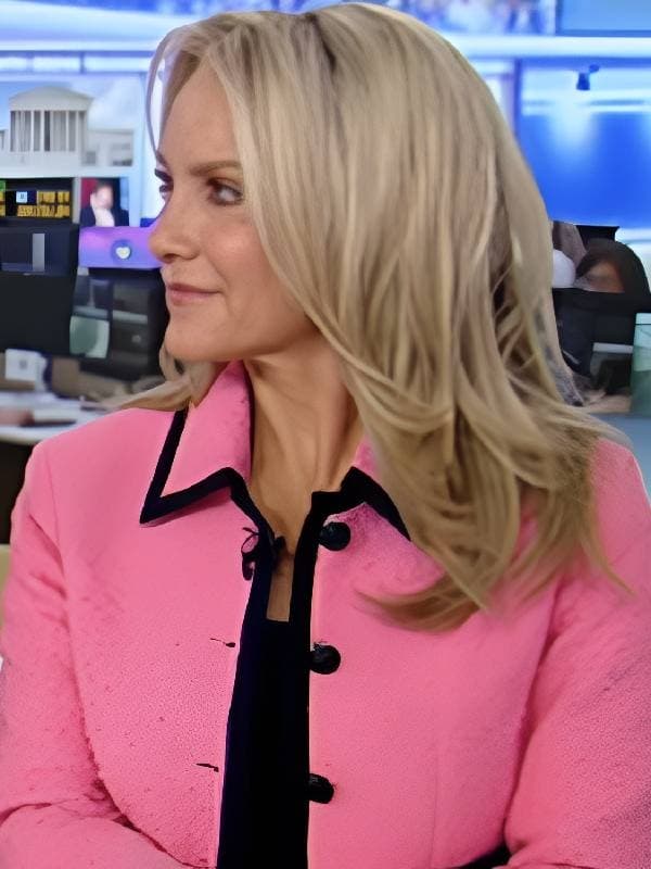 Dana Perino America’s Newsroom 2025 Pink Tweed Jacket