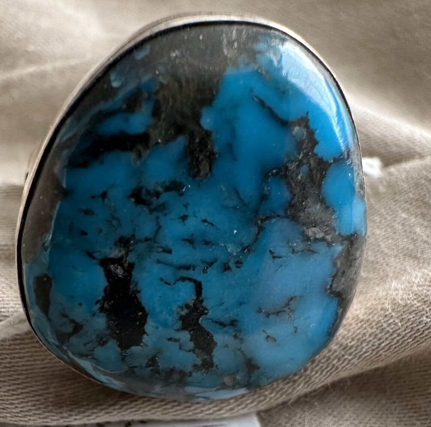 Ring Bisbee Turquoise in Sterling Silver