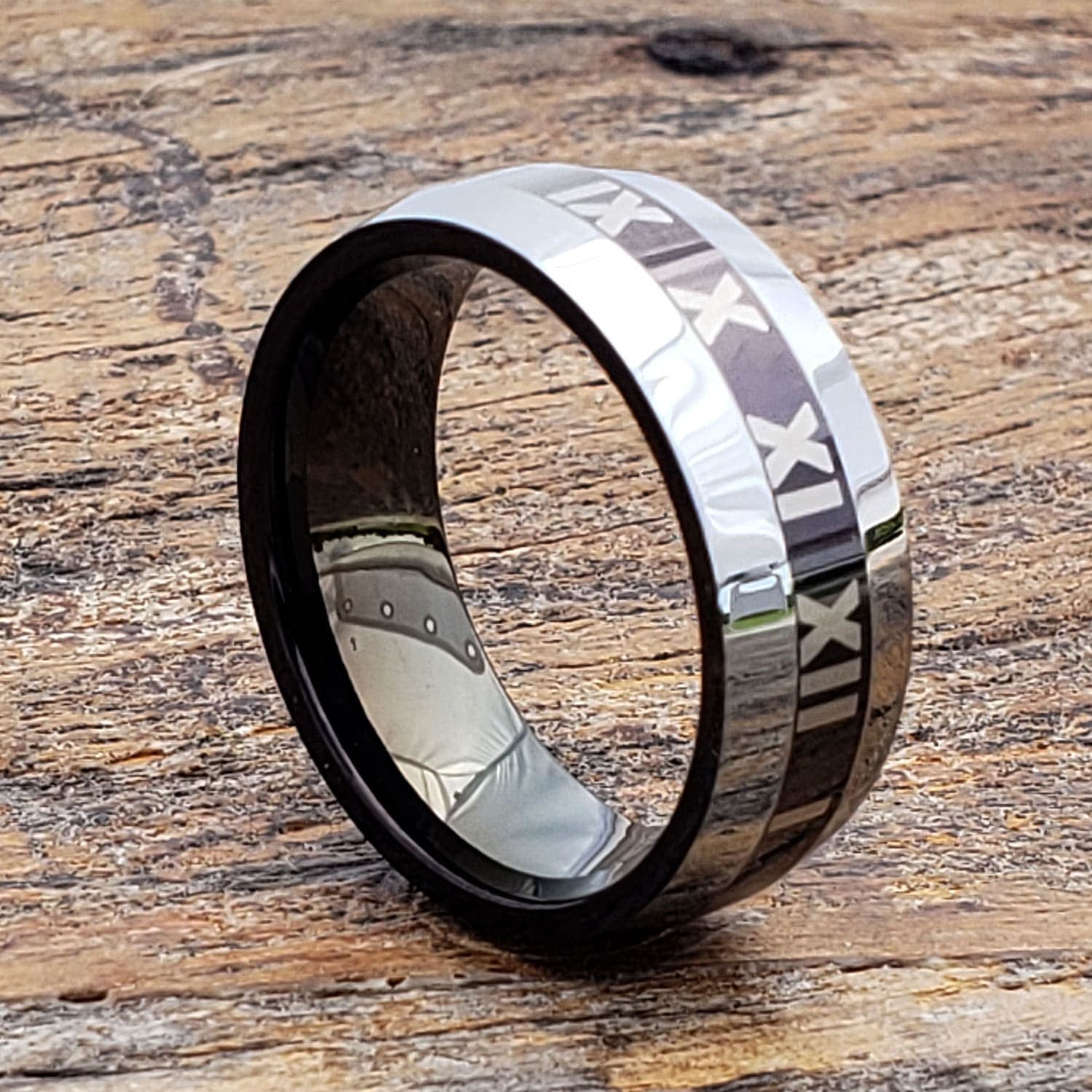 Rome Roman Numeral Personalized Signet Rings