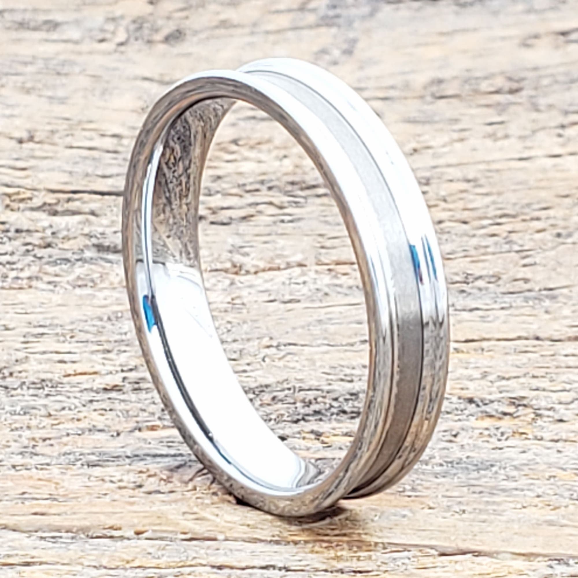 Ceres Brushed Womens Tungsten Rings