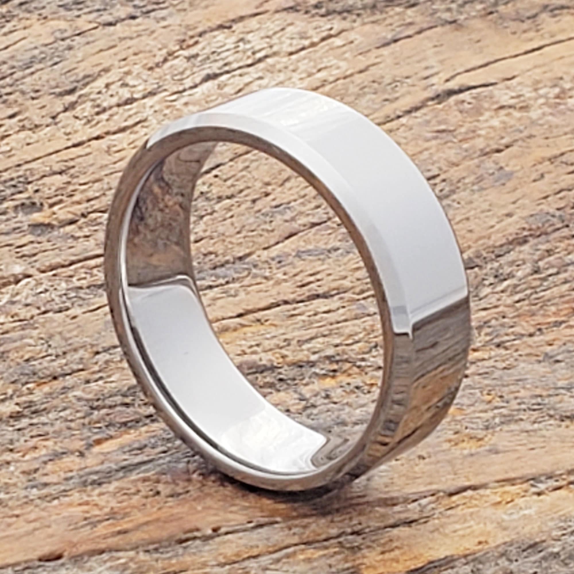 Orion Reflective Tungsten Wedding Bands