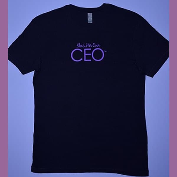 Boyfriend Fit Organic Cotton Tee (Orchid Logo)