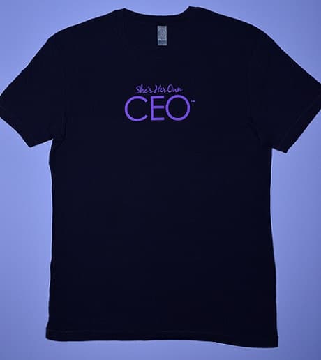 She’s Her Own CEO ® – Boyfriend Fit Organic Cotton Tee